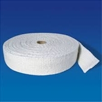 Ceramic Fiber Woven Tape - 1/8" Thick x 1" Wide x 100 Ft Roll
