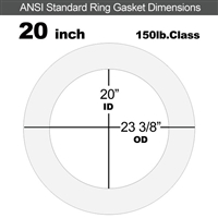 Equalseal EQ 510 Ring Gasket - 1/16" Thick - 150 Lb - 20"