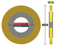 Equalseal EQSW - 150 Lb. Class - 0.5" Spiral Wound Gasket - 10 Pack