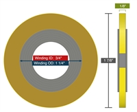 Equalseal EQSW - 150 Lb. Class - 1/2" Spiral Wound Gasket