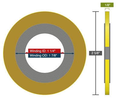 Equalseal EQSW - 150 Lb. Class - 1" Spiral Wound Gasket