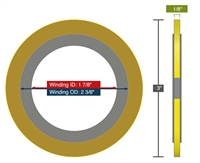 Equalseal EQSW - 150 Lb. Class - 1.25" Spiral Wound Gasket - 10 Pack