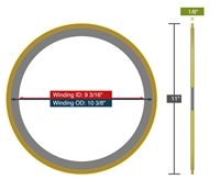 Equalseal EQSW - 150 Lb. Class - 8" Spiral Wound Gasket