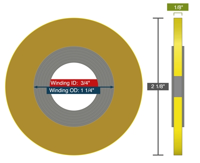 Equalseal EQSW - 300 Lb. Class -  0.5" - Pack of 10 Spiral Wound Gaskets