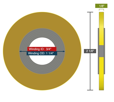 Equalseal EQSW - 300 Lb. Class - 1/2" Spiral Wound Gasket