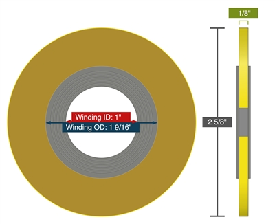 Equalseal EQSW - 300/400/600 Lb. Class - 0.75" - Pack of 10 Spiral Wound Gaskets