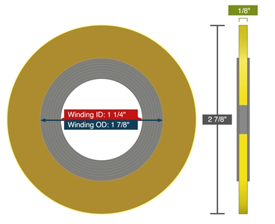 Equalseal EQSW - 300 Lb. Class - 1" - Pack of 10 Spiral Wound Gaskets