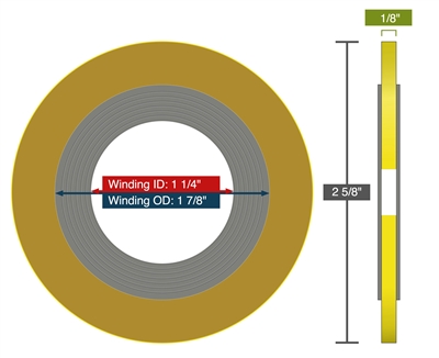 Equalseal EQSWP - 150 Lb. Class - 1" Spiral Wound Gasket