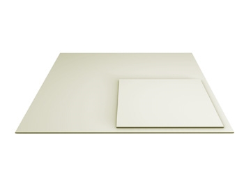 White FDA Approved Silicone Rubber - 3/8" Thick - 24" x 24" Sheet