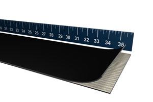 Neoprene with Nylon Insert Rubber Strip - 1/16" Thick x 6" x 48"