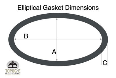 Topog-E Series 180 Oval 1-7/8" x 2-1/2" x 7/16" 