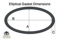 Topog-E Series 180 Oval 12" x 16" x 1-1/2"