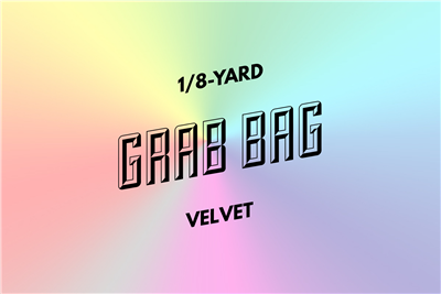 grab bag: eight 1/8-yard pieces of velvet