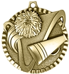 Cheerleading Medal Gold 2 inches