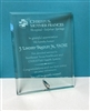 Premium Jade Glass Award 6 x 8