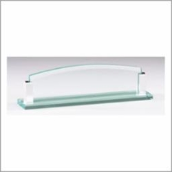 Glass Name Holder 10 x 2 1/2