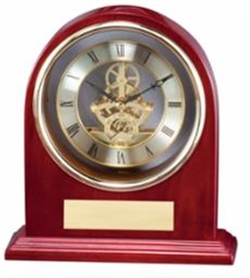Rosewood Mantle Clock 8 x 8 1/2
