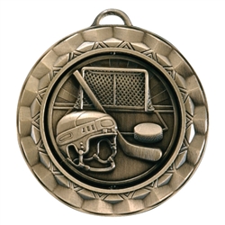 2 5/16" Spinner Medal, Hockey