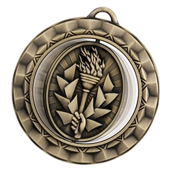 2 5/16" Spinner Medal, Victory