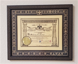 Scottish Rite Patent Frame