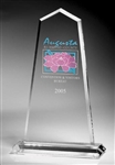 Tapered Obelisk Clear Acrylic Award 12"