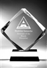 Achievement Diamond Clear Acrylic Award 8"