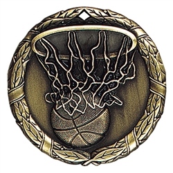 2" XR Medal, Basketball