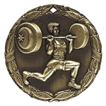 2" XR Medal, Weight Lifter