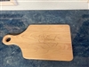 13.5" x 7" Paddle Shaped Cutting Board