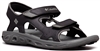 COLUMBIA CHILDREN BIG KIDS TECHSPUN VENT SANDAL BLACK COLUMBIA GREY