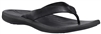 COLUMBIA WOMEN CAPRIZEE LEATHER FLIP SANDAL BLACK SHARK