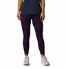 COLUMBIA WOMEN WEEKEND ADVENTURE 7/8 LEGGING PLUM TONAL BLANKET