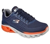 SKECHERS MEN GLIDE STEP SPORT NEW APPEAL NAVY ORANGE