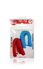 MB LACE NO TIE RED&BLUE 2/PK