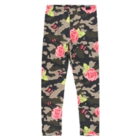 MMD KIDS STRETCH LEGGINGS KNIT FLORAL