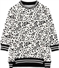 MMD KIDS FLEECE DRESS DALMATION PRINT BLACK & WHITE