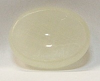 HO5-02 WORRY STONE IN WHITE JADE