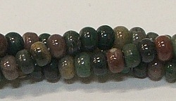 HEISHI BEADS H06-02-INDIAN AGATE BEADS