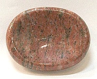 HO5-15 WORRY STONE IN MAHOGANY