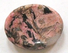 HO5-45 WORRY STONE IN RHODONITE