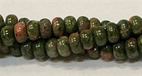 HEISHI BEADS H06-08-UNAKITE BEADS