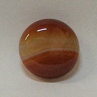 JO6-07 RED AGATE 20mm ROUND CABOCHON