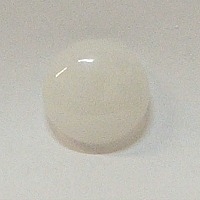 JO7-14 WHITE JADE 16mm ROUND CABOCHON