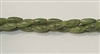 PO3-09 OLIVE JASPER RICE BEADS