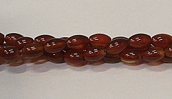 PO7-01 RED AGATE RICE BEADS