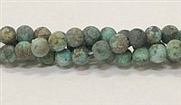 Q04-06mm AFRICAN TURQUOISE MATTE FINISH