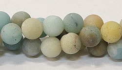 Q14 10mm AMAZONITE MATTE FINISH