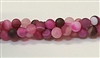 Q33-06mm RED ROSE AGATE MATTE FINISH