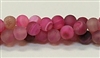 Q33-08mm RED ROSE AGATE MATTE FINISH