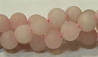 Q56 10mm ROSE QUARTZ MATTE FINISH